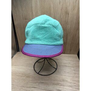 Vintage Patagonia 5-Panel Mesh Duckbill Fleece Color Block Cap Hat Made In USA L